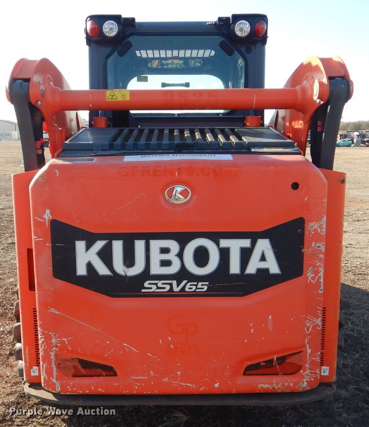 image for item DI3533 2019 Kubota SSV65  skid steer loader