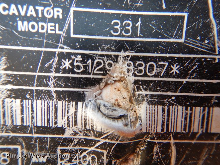 image for item DI3534 1999 Bobcat 331  mini excavator