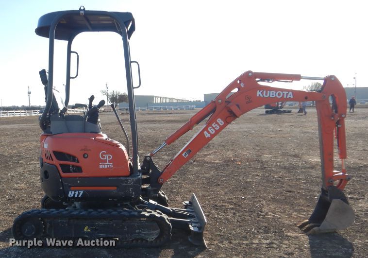 image for item DI3535 2016 Kubota U17  mini excavator