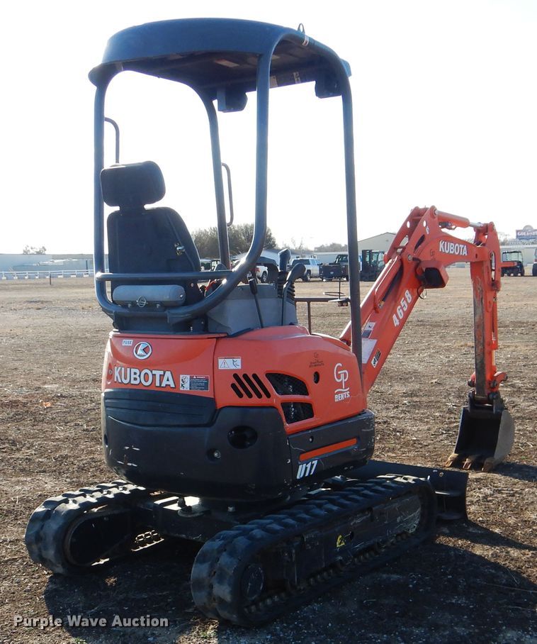 image for item DI3535 2016 Kubota U17  mini excavator