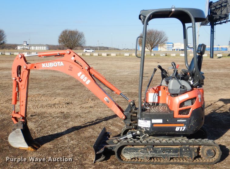 image for item DI3535 2016 Kubota U17  mini excavator