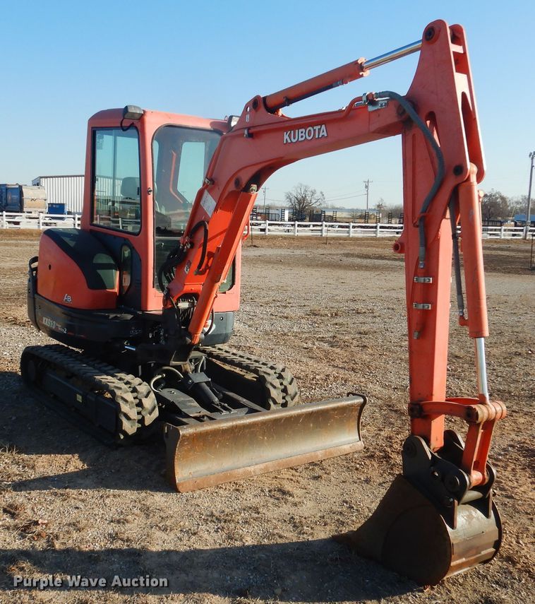 image for item DI3536 2018 Kubota KX91-3S2  mini excavator