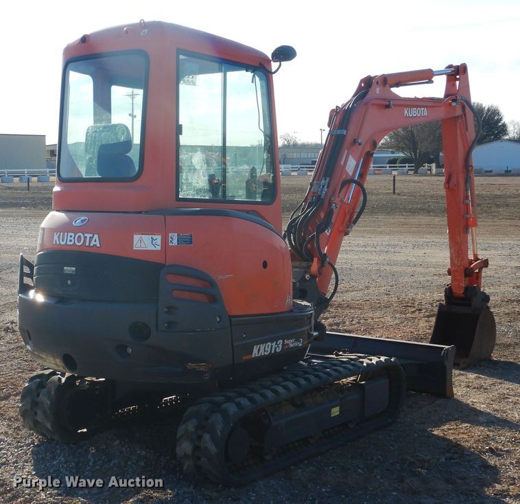 image for item DI3536 2018 Kubota KX91-3S2  mini excavator
