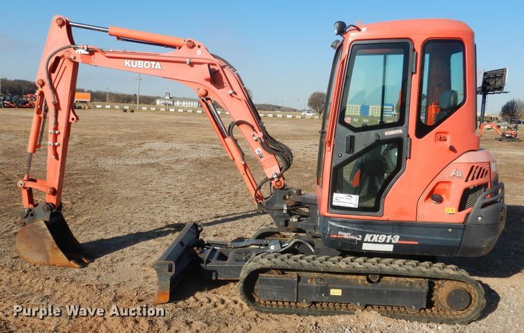 image for item DI3536 2018 Kubota KX91-3S2  mini excavator