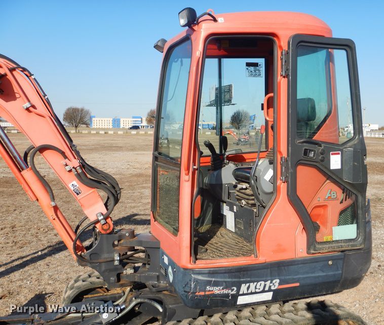 image for item DI3536 2018 Kubota KX91-3S2  mini excavator