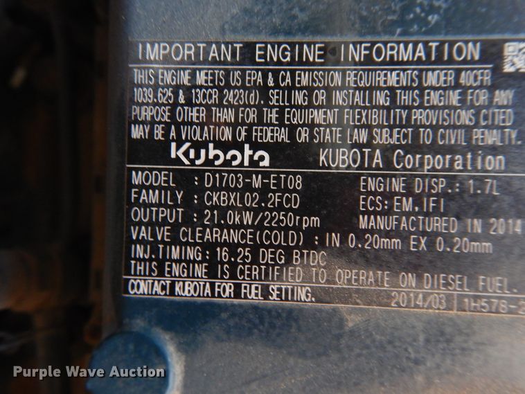 image for item DI3536 2018 Kubota KX91-3S2  mini excavator