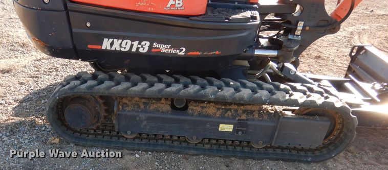 image for item DI3536 2018 Kubota KX91-3S2  mini excavator