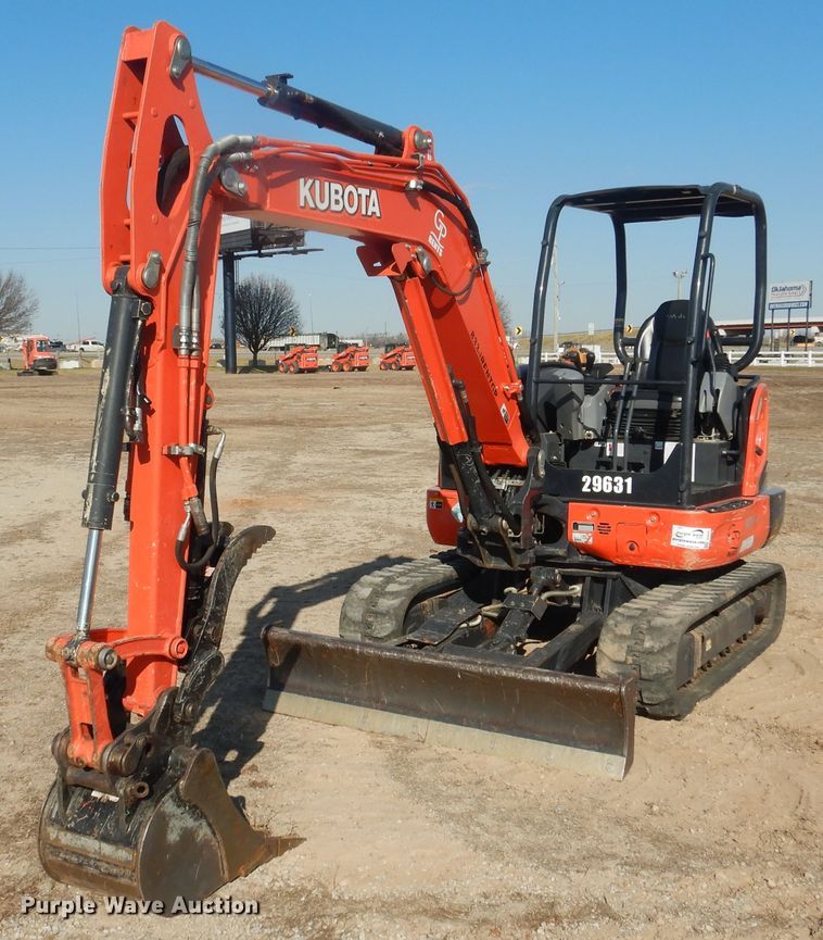 image for item DI3537 2019 Kubota KX040-4  mini excavator