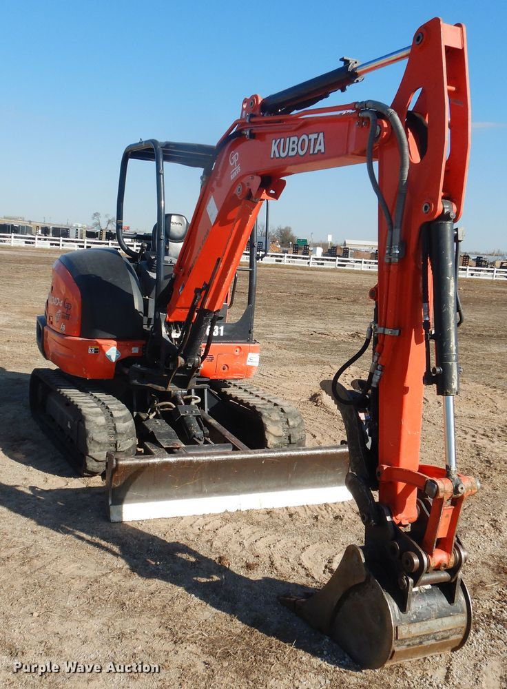 image for item DI3537 2019 Kubota KX040-4  mini excavator