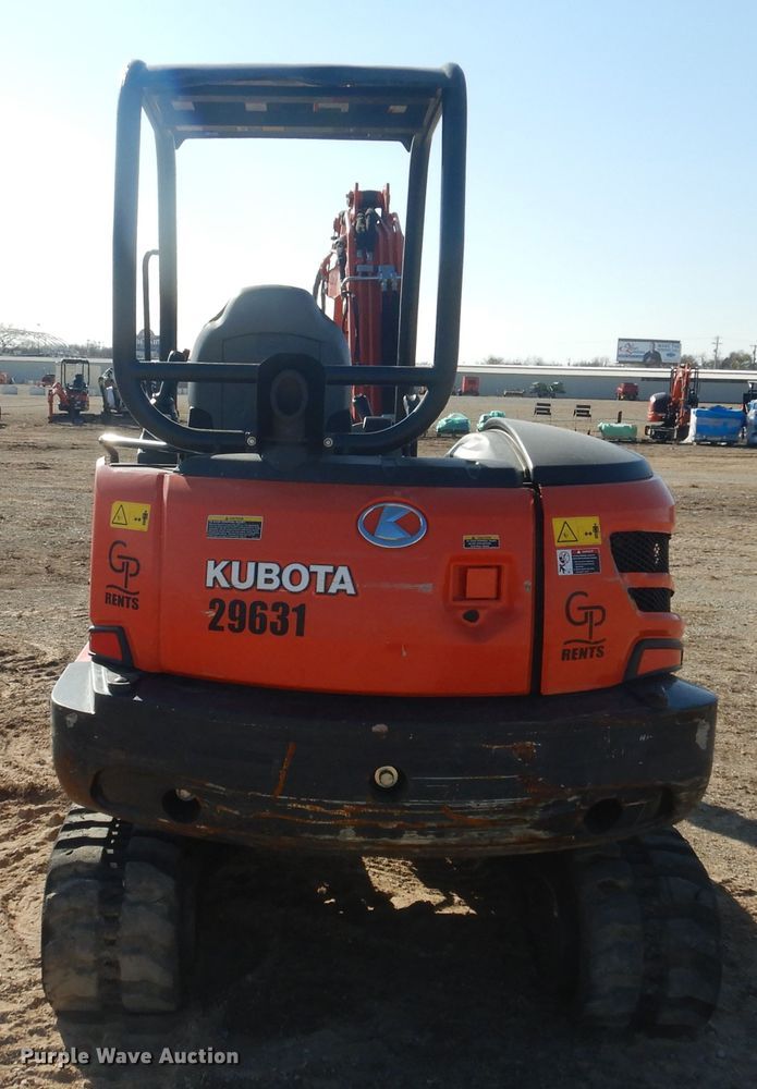 image for item DI3537 2019 Kubota KX040-4  mini excavator