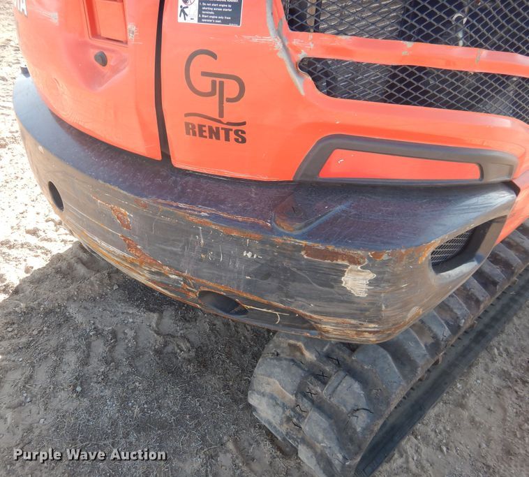 image for item DI3537 2019 Kubota KX040-4  mini excavator