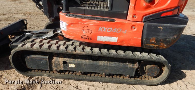 image for item DI3537 2019 Kubota KX040-4  mini excavator