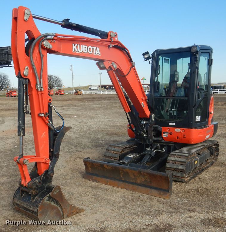 image for item DI3538 2019 Kubota KX040-4  mini excavator