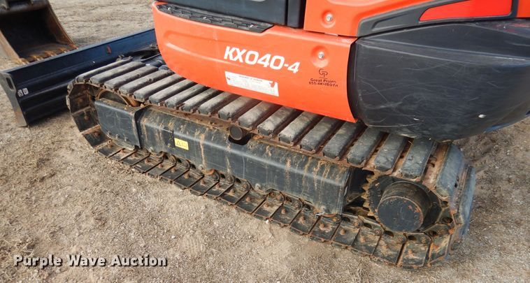 image for item DI3538 2019 Kubota KX040-4  mini excavator