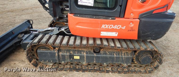image for item DI3538 2019 Kubota KX040-4  mini excavator