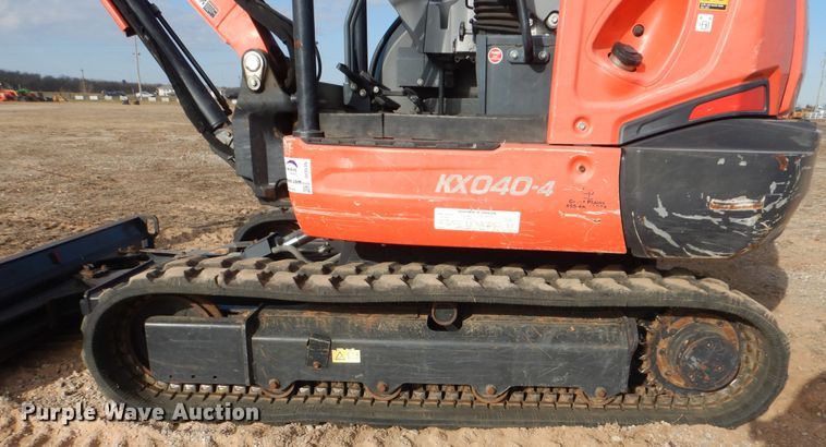 image for item DI3539 2018 Kubota KX040-4  mini excavator