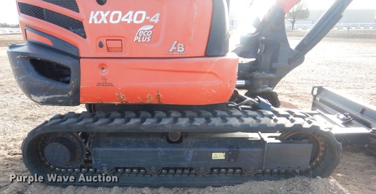 image for item DI3539 2018 Kubota KX040-4  mini excavator