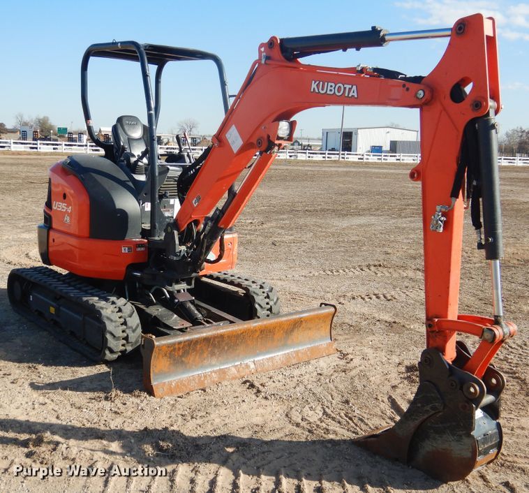 image for item DI3540 2019 Kubota U35-4  mini excavator