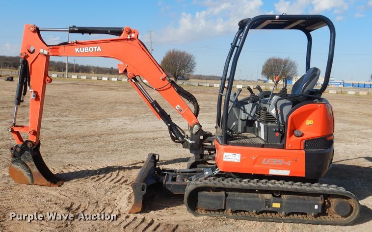 image for item DI3540 2019 Kubota U35-4  mini excavator