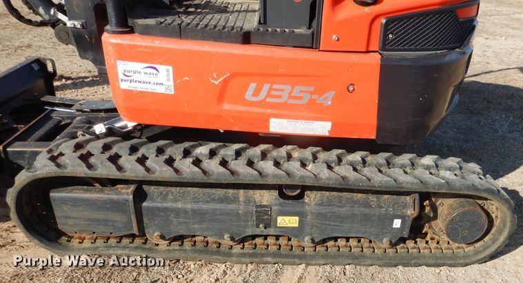 image for item DI3540 2019 Kubota U35-4  mini excavator