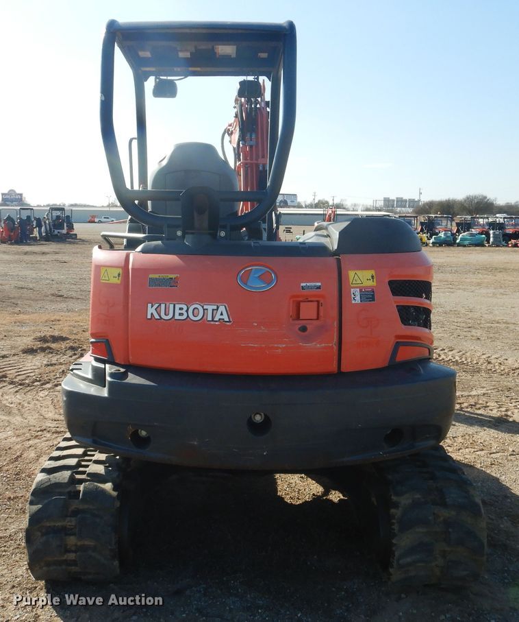 image for item DI3541 2017 Kubota KX057-4R1AP  mini excavator