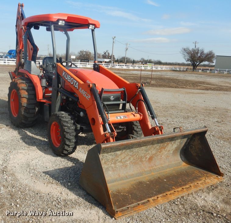 image for item DI3555 2018 Kubota M62  backhoe