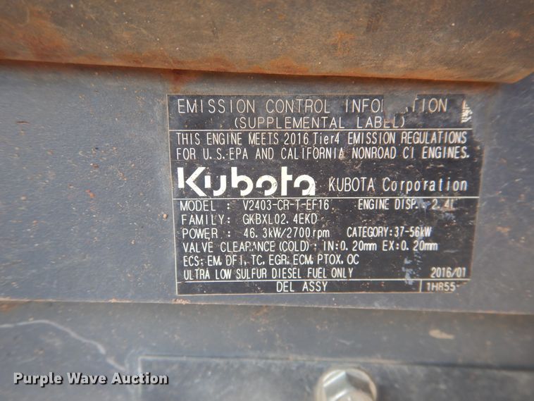 image for item DI3555 2018 Kubota M62  backhoe