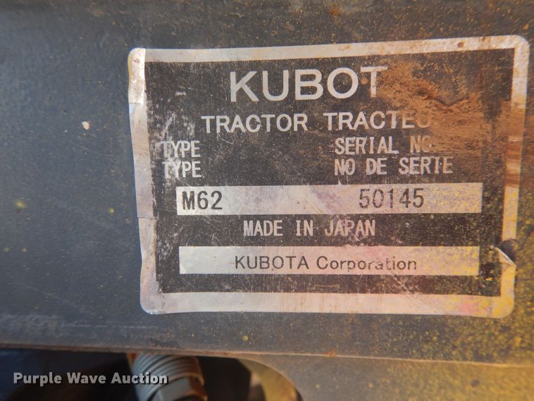 image for item DI3555 2018 Kubota M62  backhoe
