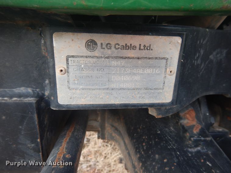 image for item DI3560 Montana LG4940  MFWD tractor