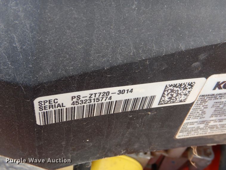 image for item DI3582 2016 Kubota Z121S  ZTR lawn mower