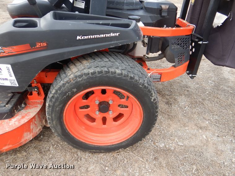 image for item DI3582 2016 Kubota Z121S  ZTR lawn mower