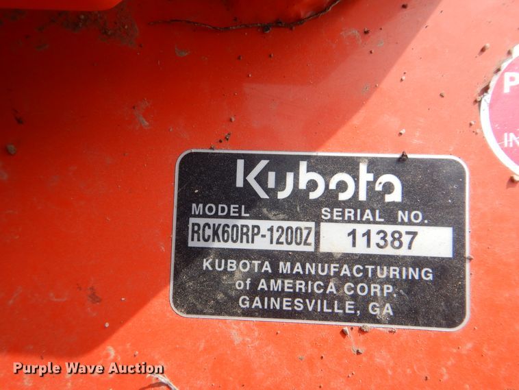 image for item DI3584 2019 Kubota ZD1211R  ZTR lawn mower