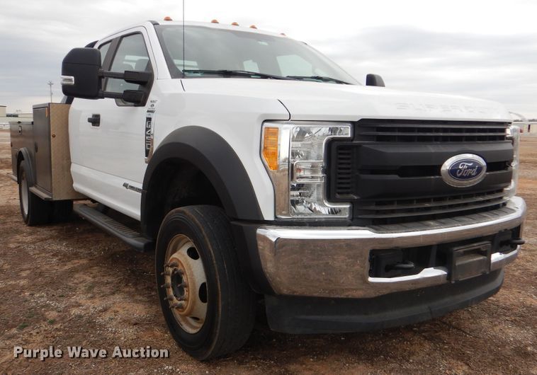 image for item DI3602 2017 Ford F450 Super Duty XL  SuperCab flatbed truck