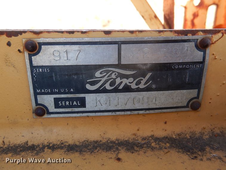image for item DJ0331 Ford 917 flail mower