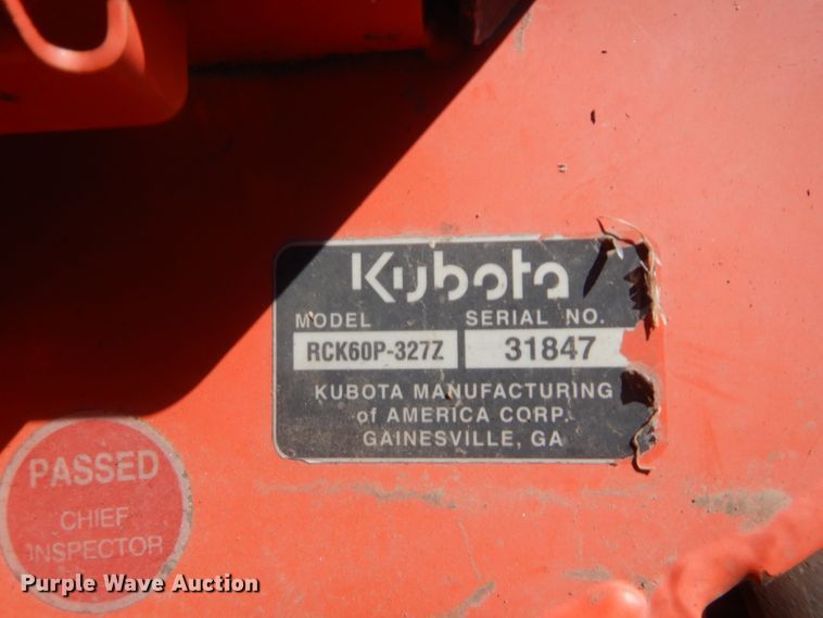image for item DJ2056 Kubota ZG332  ZTR lawn mower
