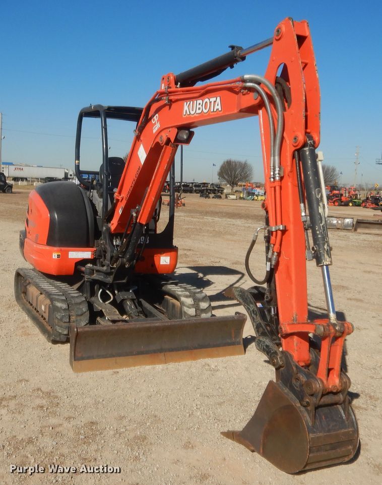 image for item DJ2058 2019 Kubota KX040-4  mini excavator