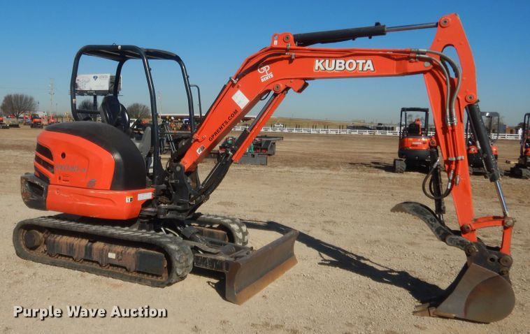 image for item DJ2058 2019 Kubota KX040-4  mini excavator