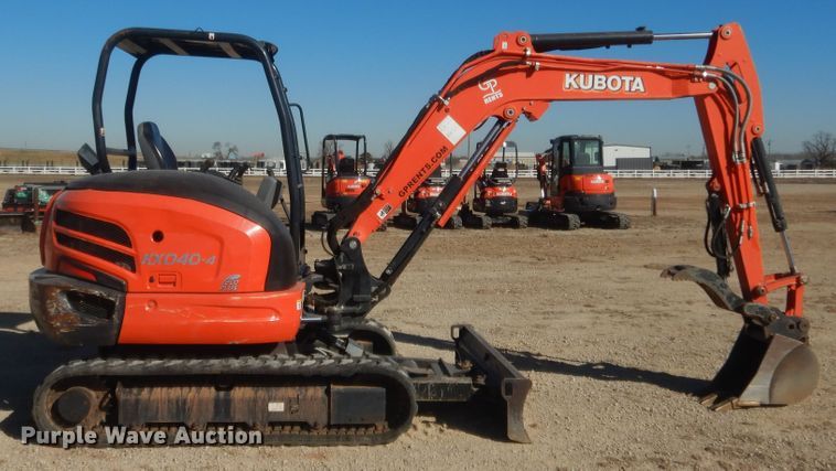 image for item DJ2058 2019 Kubota KX040-4  mini excavator