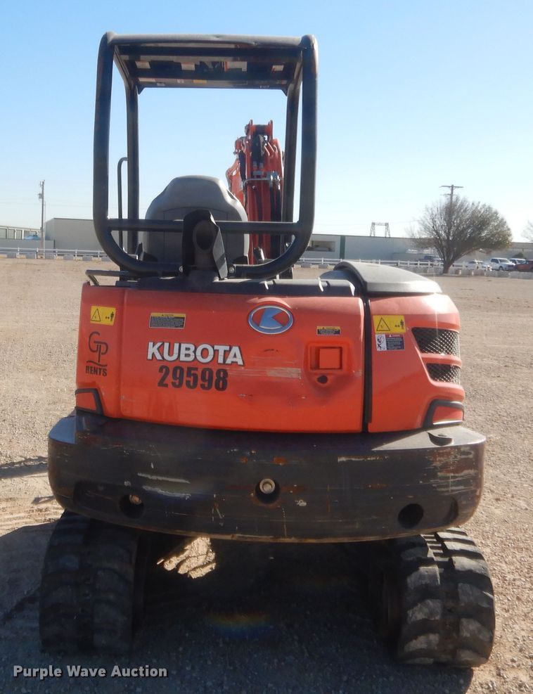 image for item DJ2058 2019 Kubota KX040-4  mini excavator