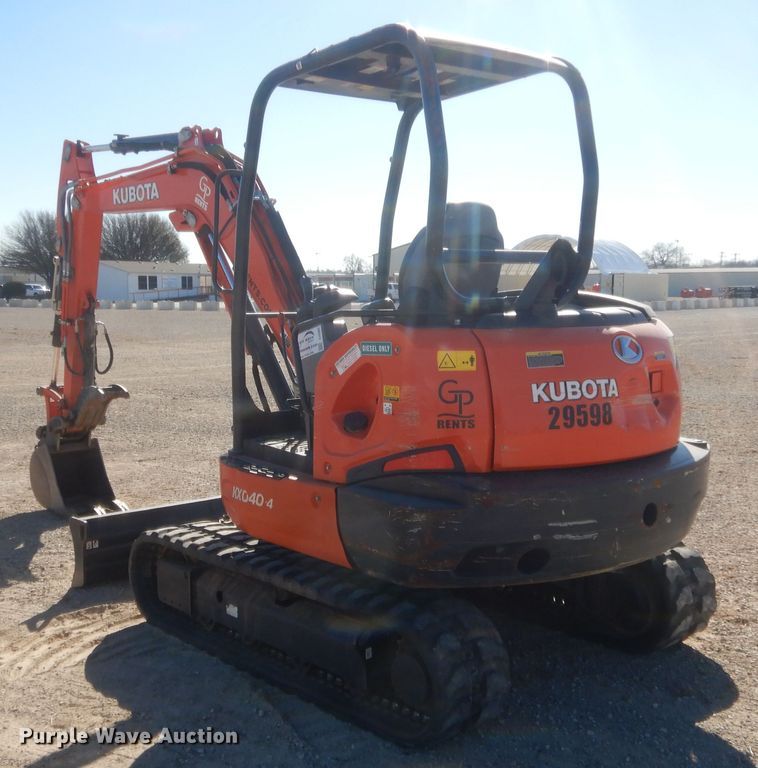 image for item DJ2058 2019 Kubota KX040-4  mini excavator