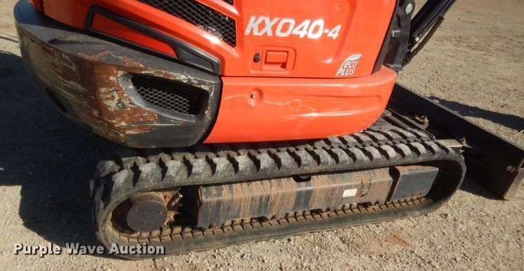 image for item DJ2058 2019 Kubota KX040-4  mini excavator