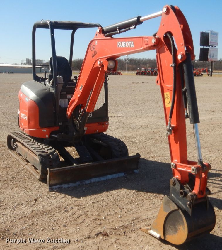 image for item DJ2059 2019 Kubota U27-4  mini excavator