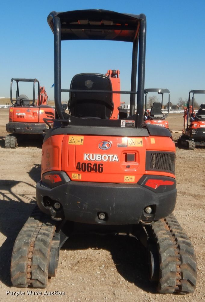 image for item DJ2059 2019 Kubota U27-4  mini excavator