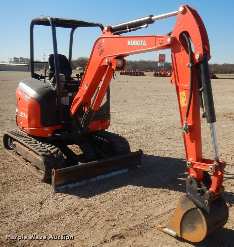 image for item DJ2059 2019 Kubota U27-4  mini excavator