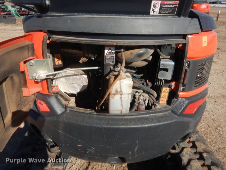 image for item DJ2059 2019 Kubota U27-4  mini excavator