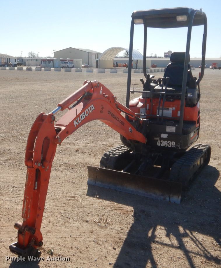 image for item DJ2060 2018 Kubota U17  mini excavator