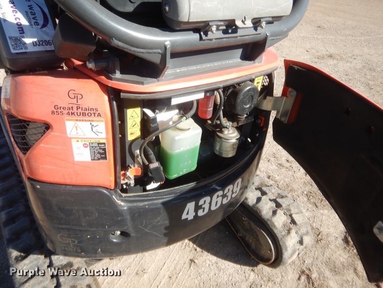 image for item DJ2060 2018 Kubota U17  mini excavator