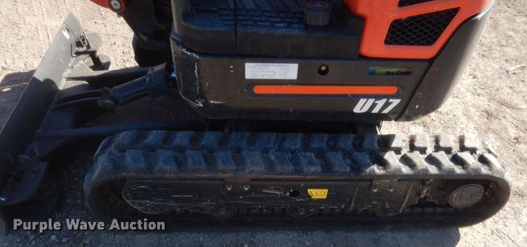 image for item DJ2060 2018 Kubota U17  mini excavator