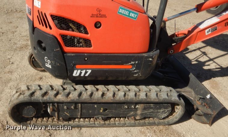 image for item DJ2060 2018 Kubota U17  mini excavator