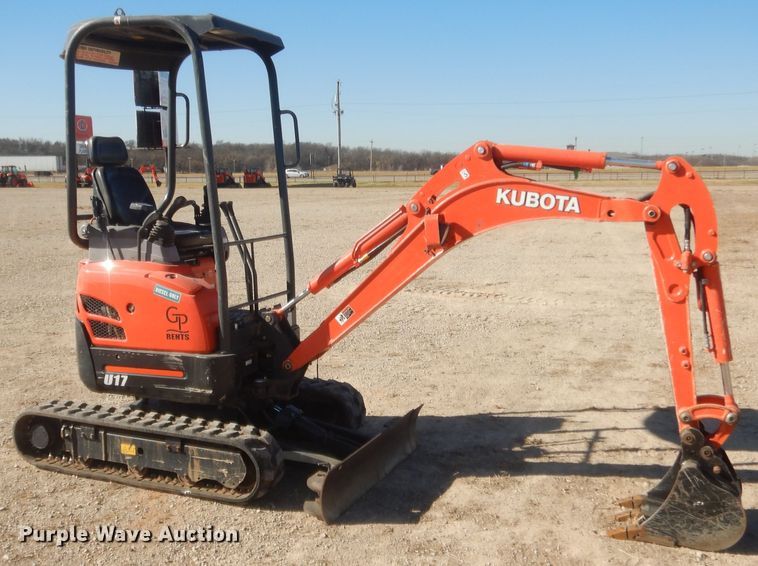 image for item DJ2061 2020 Kubota U17  mini excavator